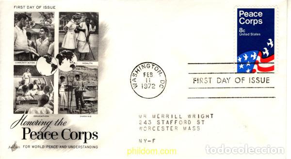 Sellos: 789638 MNH ESTADOS UNIDOS 1972 SOLDADOS DE LA PAZ