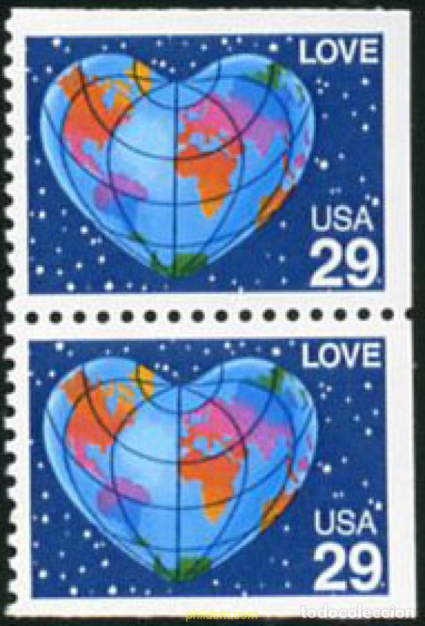 Sellos: 209143 MNH ESTADOS UNIDOS 1991 MENSAJES DE AMOR