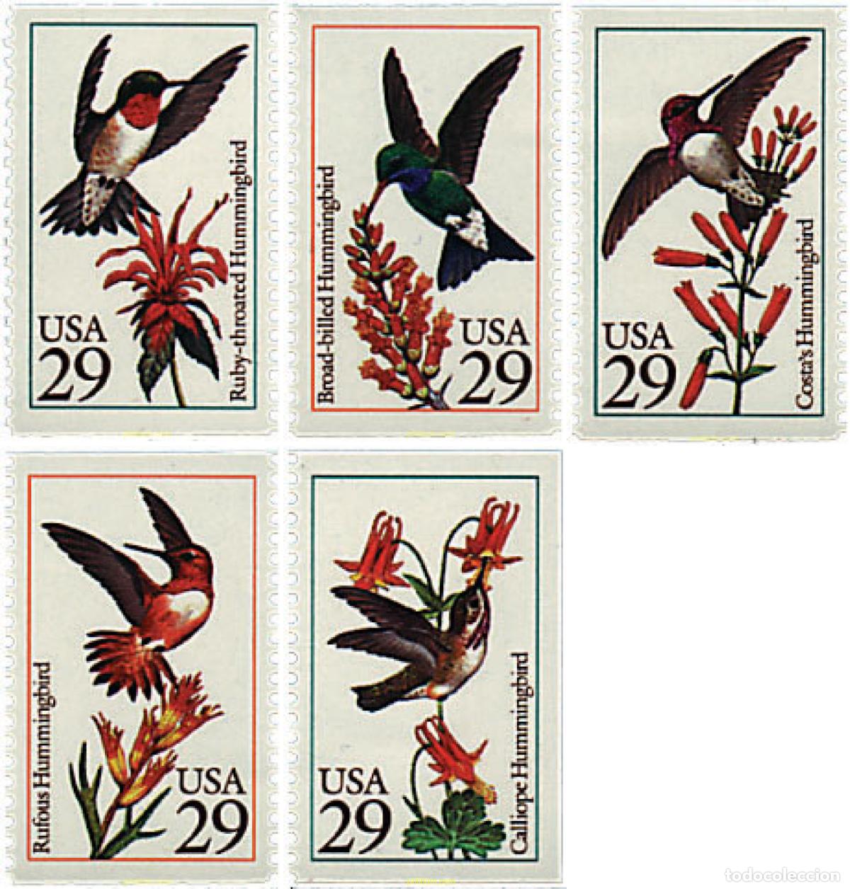 Sellos: 86877 MNH ESTADOS UNIDOS 1992 AVES