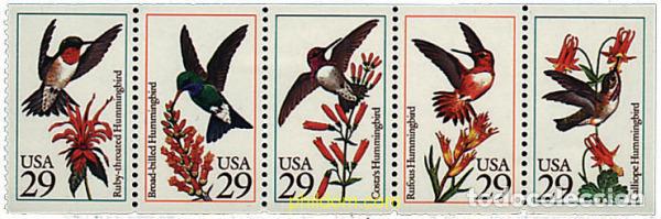 Sellos: 566043 MNH ESTADOS UNIDOS 1992 AVES