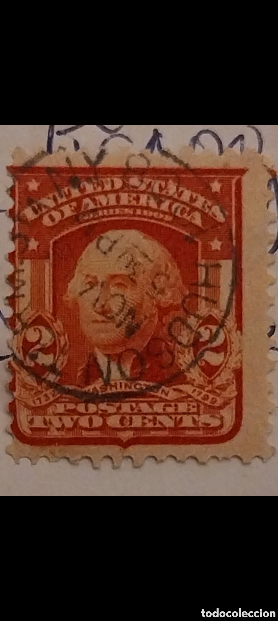 Sellos: ​Sello EE.UU. Benjamin Franklin MBC - CL&Aacute;SICO POSTAGE RARO