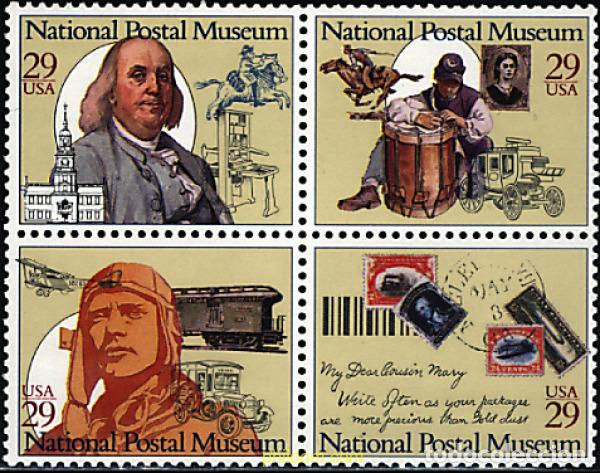 Sellos: 6632 MNH ESTADOS UNIDOS 1993 MUSEO POSTAL