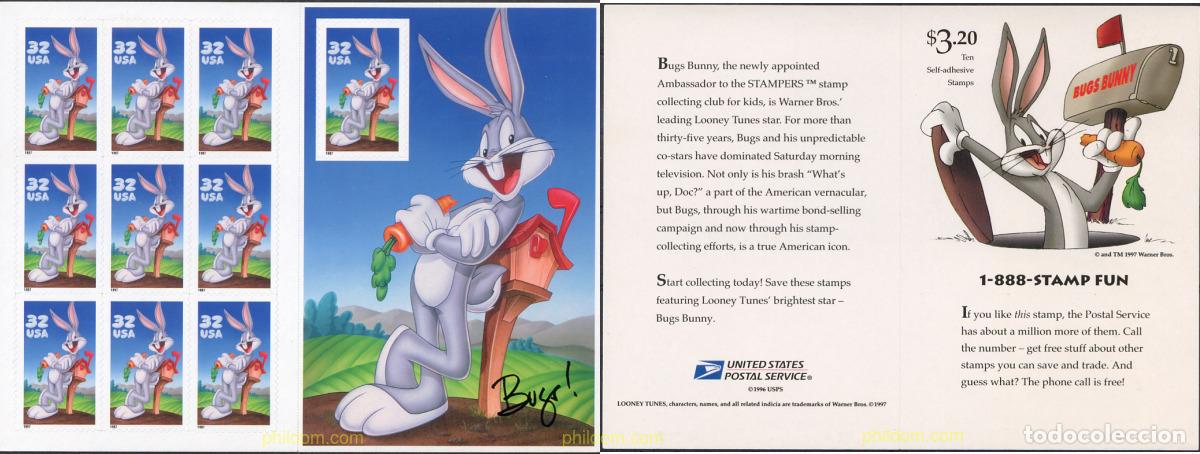 Sellos: 148615 MNH ESTADOS UNIDOS 1997 BUGS BUNNY