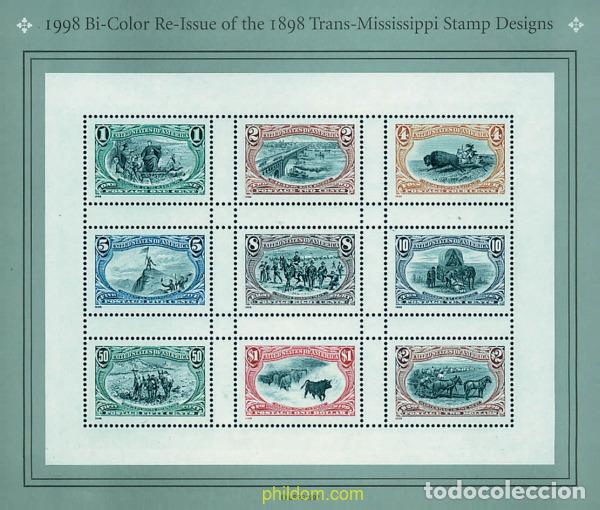 Sellos: 358947 MNH ESTADOS UNIDOS 1998 CENTENARIO DE LA EXPOSICION DE OMAHA