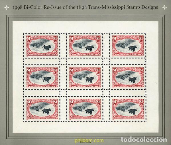 Sellos: 358948 MNH ESTADOS UNIDOS 1998 CENTENARIO DE LA EXPOSICION DE OMAHA