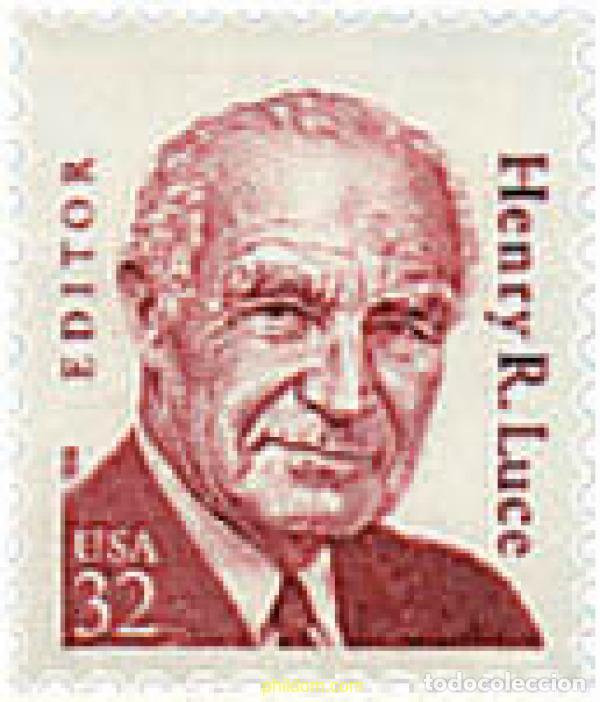 Sellos: 31042 MNH ESTADOS UNIDOS 1998 CENTENARIO DEL NACIMIENTO DE H.R. LUCE