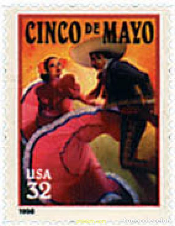 Sellos: 52737 MNH ESTADOS UNIDOS 1998 FIESTA DEL CINCO DE MAYO