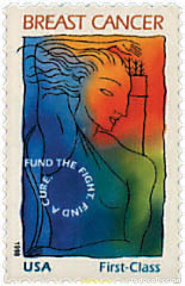 Sellos: 52743 MNH ESTADOS UNIDOS 1998 LUCHA CONTRA EL CANCER DE MAMA