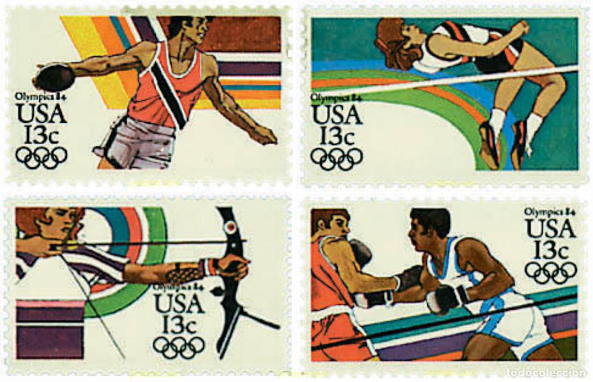 Sellos: 45387 MNH ESTADOS UNIDOS 1983 23 JUEGOS OLIMPICOS VERANO LOS ANGELES 1984