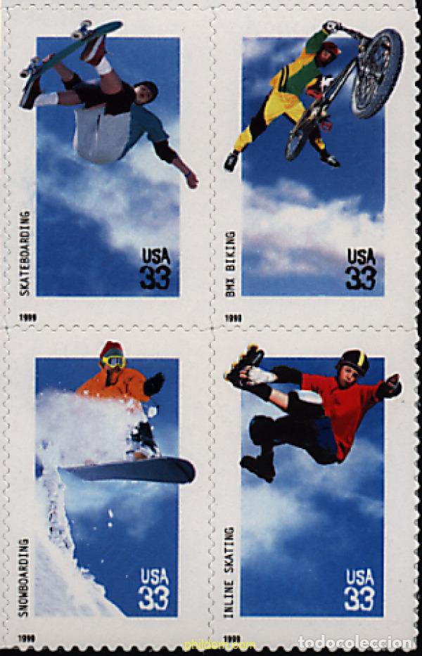 Sellos: 6422 MNH ESTADOS UNIDOS 1999 DEPORTES