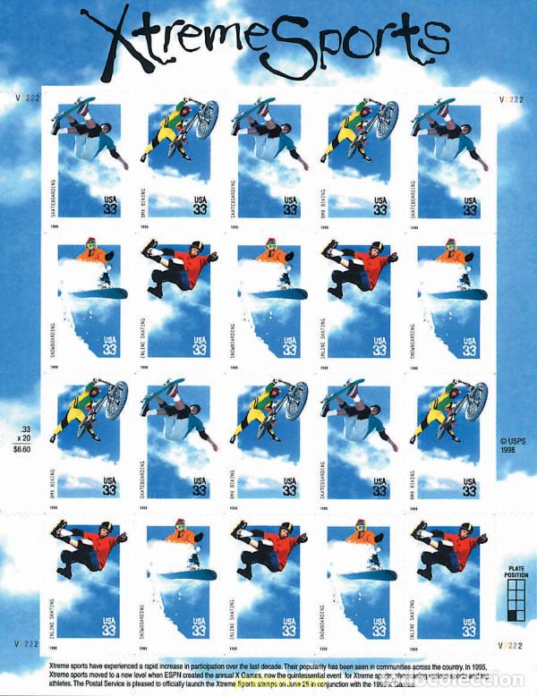 Sellos: 311333 MNH ESTADOS UNIDOS 1999 DEPORTES