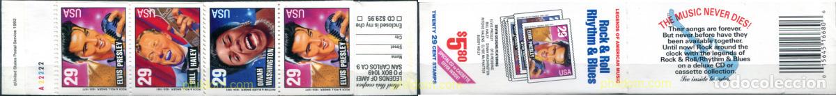 Sellos: 311193 MNH ESTADOS UNIDOS 1993 LEYENDAS DE LA MUSICA AMERICANA