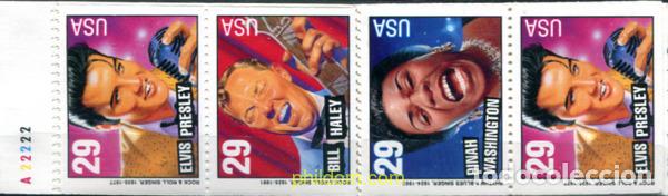Sellos: 584509 MNH ESTADOS UNIDOS 1993 LEYENDAS DE LA MUSICA AMERICANA