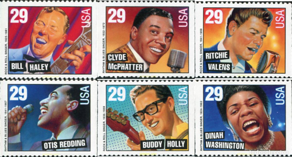 Sellos: 687795 MNH ESTADOS UNIDOS 1993 LEYENDAS DE LA MUSICA AMERICANA