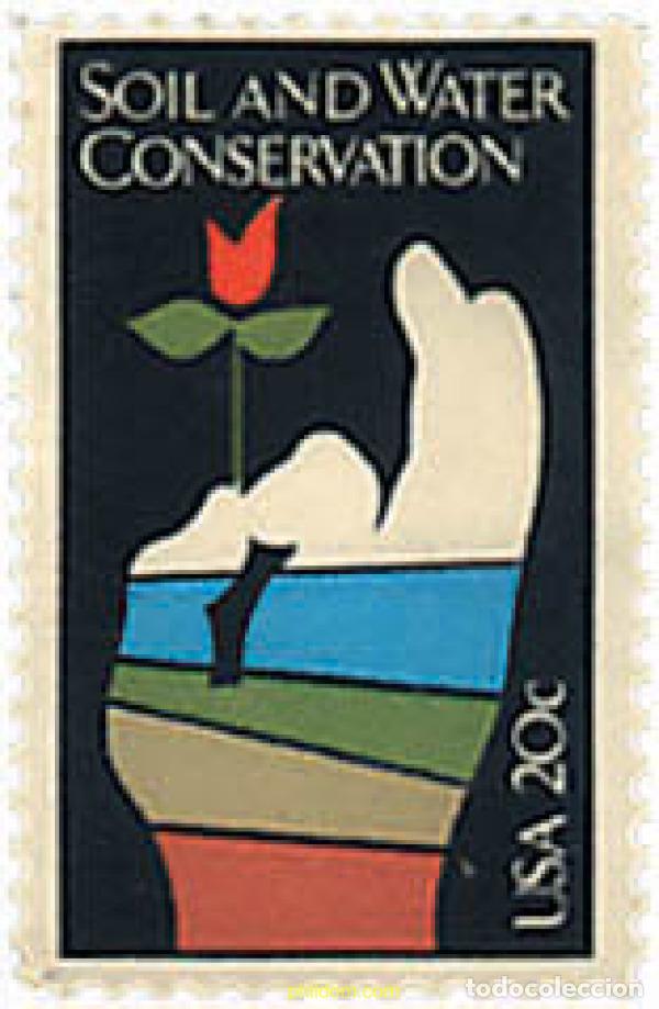 Sellos: 88772 MNH ESTADOS UNIDOS 1984 50 ANIVERSARIO DEL MOVIMIENTO PARA LA CONSERVACION DEL SUELO Y EL AGU