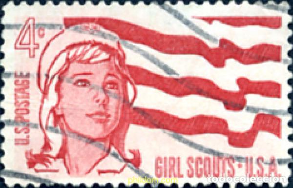 Sellos: 273554 USED ESTADOS UNIDOS 1962 ESCULTISMO FEMENINO