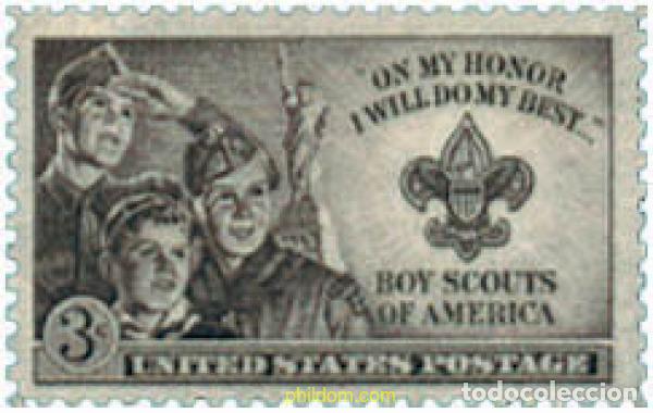 Timbres: 38380 MNH ESTADOS UNIDOS 1950 2 ENCUENTRO NACIONAL DE ESCULTISMO EN VALLEY FORGE