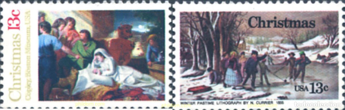 Sellos: 70656 MNH ESTADOS UNIDOS 1976 NAVIDAD