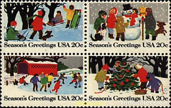 Sellos: 6069 MNH ESTADOS UNIDOS 1982 NAVIDAD