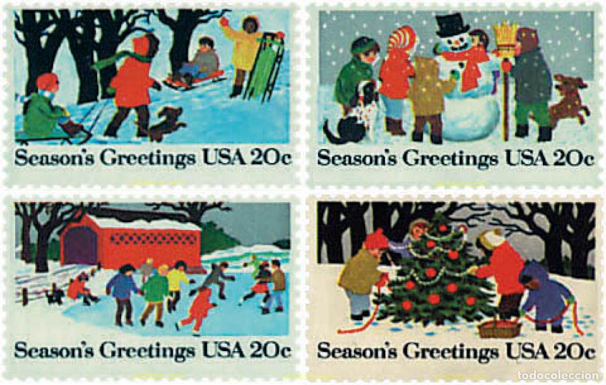 Sellos: 50884 MNH ESTADOS UNIDOS 1982 NAVIDAD