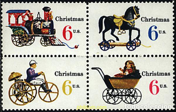 Sellos: 5969 MNH ESTADOS UNIDOS 1970 NAVIDAD