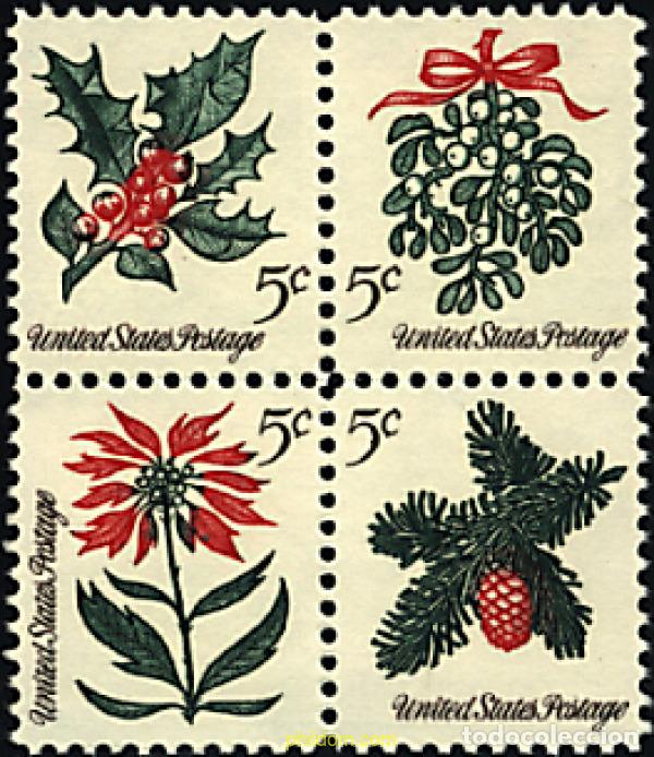 Sellos: 4885 MNH ESTADOS UNIDOS 1964 NAVIDAD