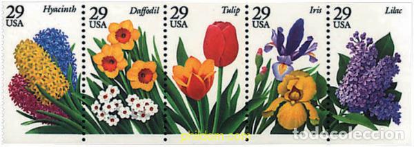 Sellos: 302933 MNH ESTADOS UNIDOS 1993 FLORES DE JARDIN