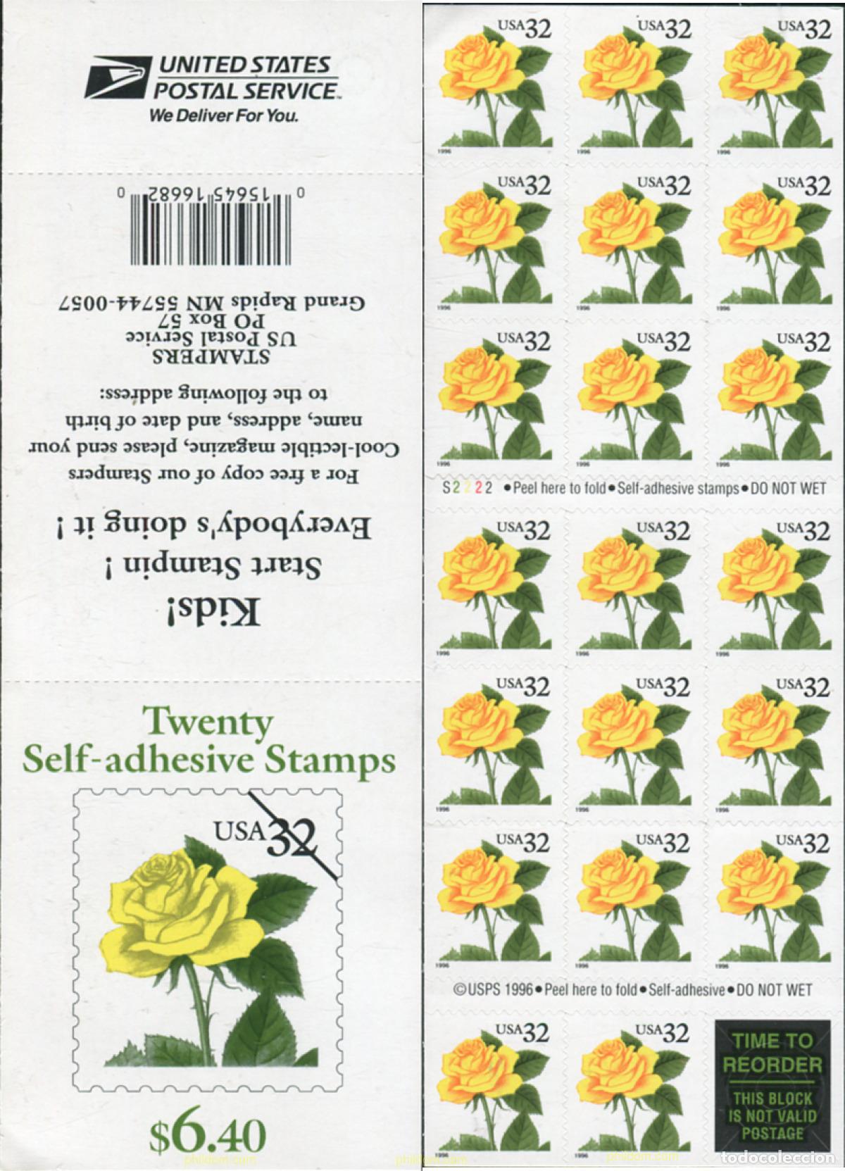 Sellos: 3467 MNH ESTADOS UNIDOS 1996 FLORES