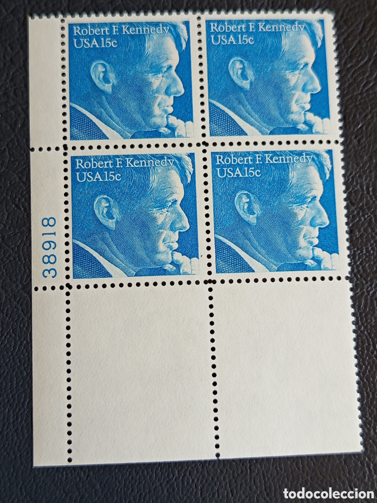 Sellos: EE.UU. 1979 Robert F. Kennedy Scott #1770 Bloque 4 MNH #38918