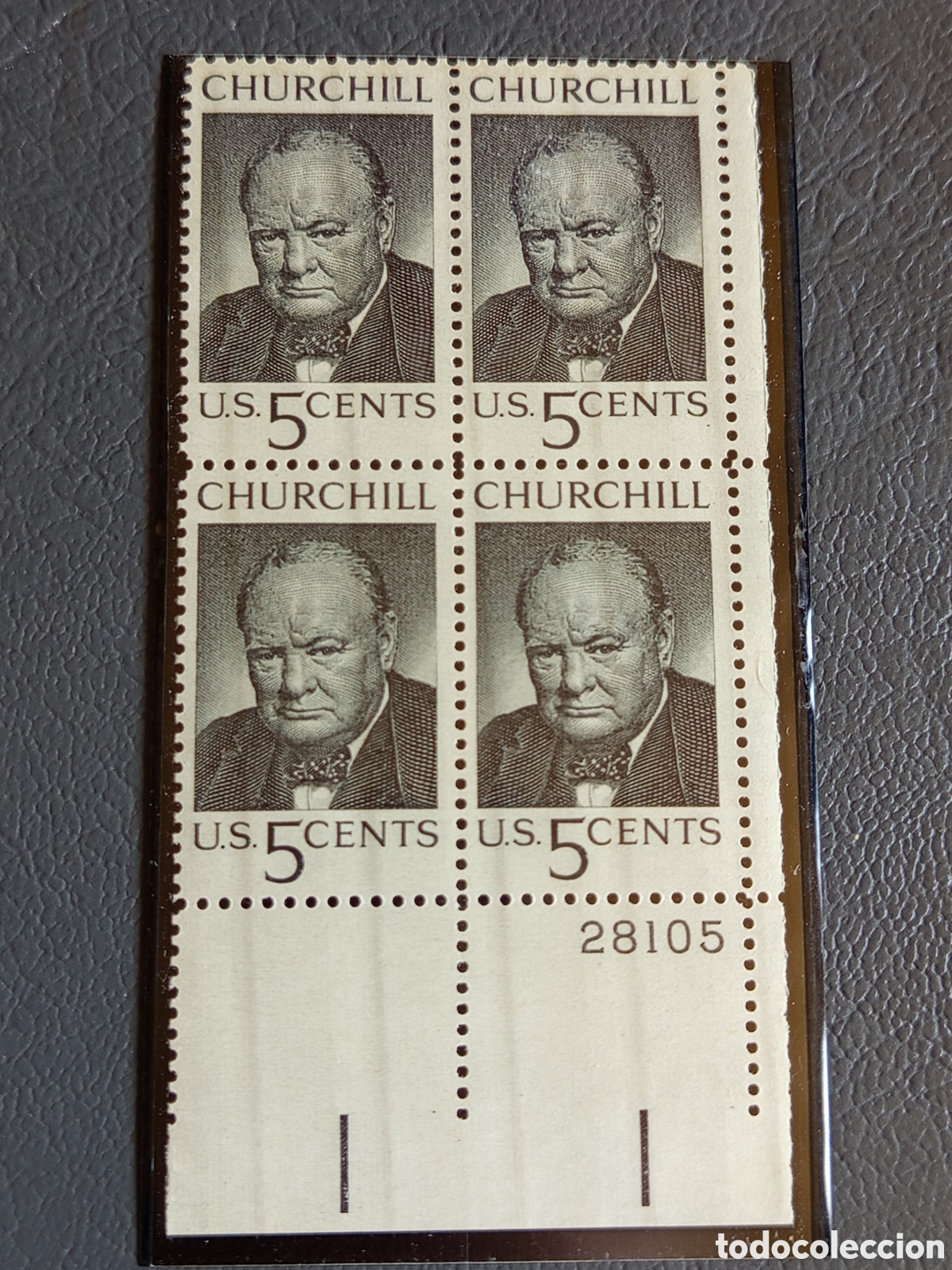 Sellos: EE.UU. 1965 Churchill Memorial Scott #1264 Bloque de Cuatro MNH #28105