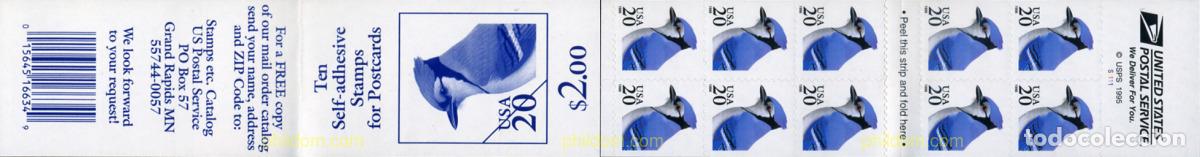 Sellos: 316687 MNH ESTADOS UNIDOS 1996 PAJARO