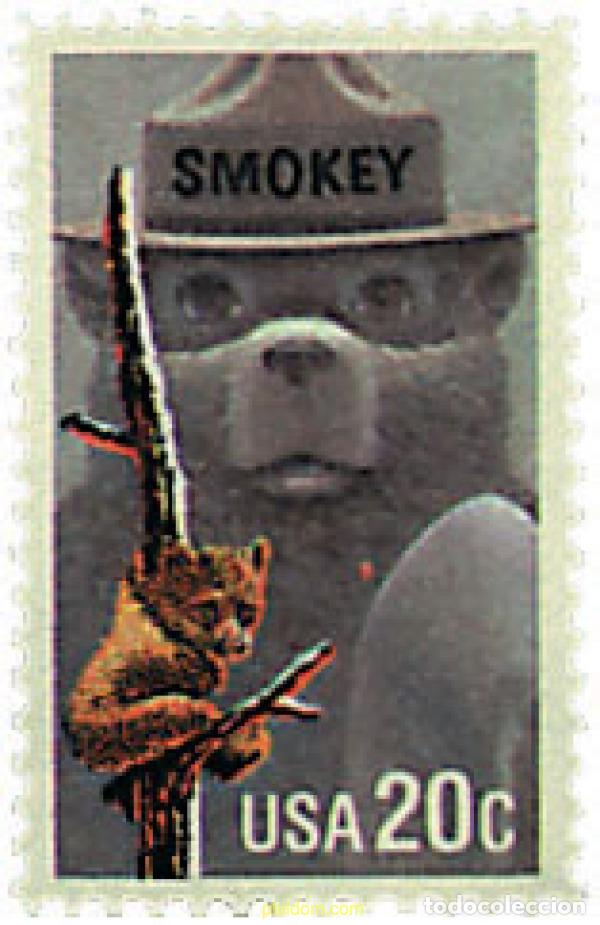 Sellos: 30166 MNH ESTADOS UNIDOS 1984 PREVENCI&Oacute;N DE INCENDIOS FORESTALES