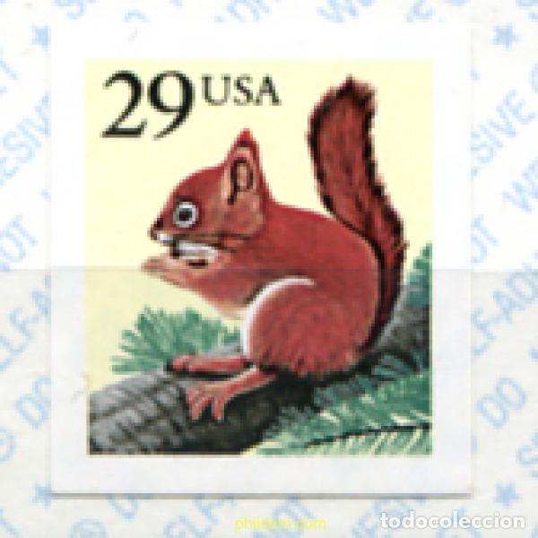 Sellos: 311195 MNH ESTADOS UNIDOS 1993 ARDILLA ROJA.