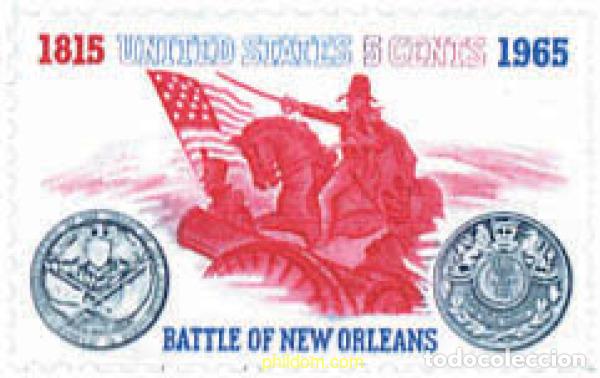 Sellos: 30146 MNH ESTADOS UNIDOS 1965 700 ANIVERSARIO DE LA BATALLA DE NUEVA-ORLEANS