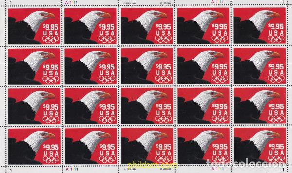 Sellos: 359305 MNH ESTADOS UNIDOS 1991 AGUILA