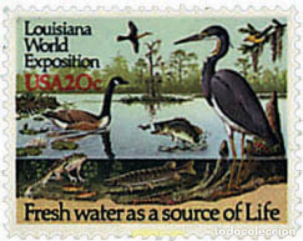 Sellos: 33015 MNH ESTADOS UNIDOS 1984 EXPOSICION MUNDIAL EN LOUISIANA