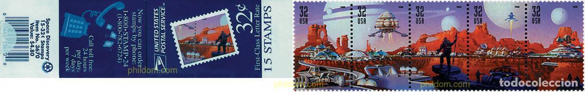 Sellos: 2531 MNH ESTADOS UNIDOS 1998 EL DESCUBRIMIENTO ESPACIAL