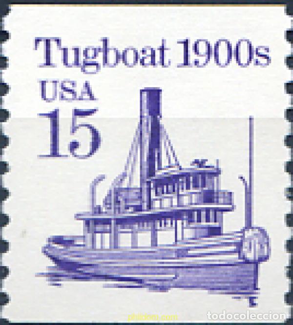 Sellos: 311150 MNH ESTADOS UNIDOS 1988 BARCO