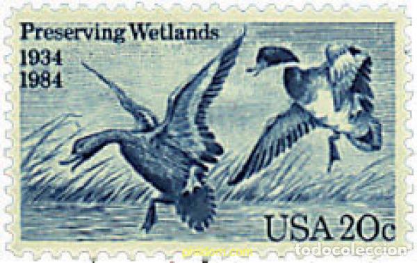 Sellos: 35011 MNH ESTADOS UNIDOS 1984 PROTECCION DE LAS AVES MIGRATORIAS