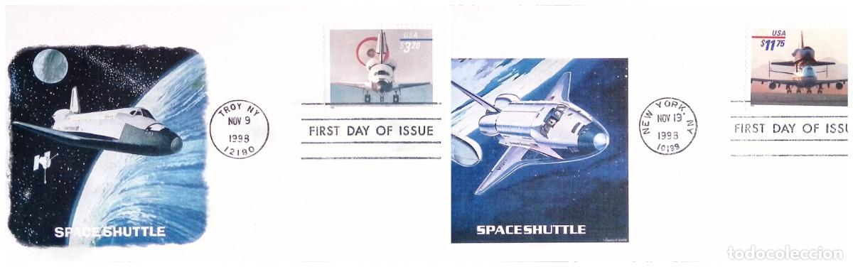 Sellos: O) 1998 UNITED STATES- USA, SPACE SHUTTLE LANDING, PIGGYBACK SPACE SHUTTLE, FDC XF