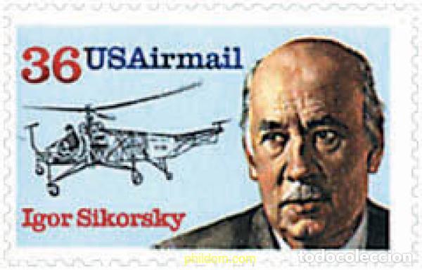 Sellos: 68740 MNH ESTADOS UNIDOS 1988 PIONERO DE LA AVIACION
