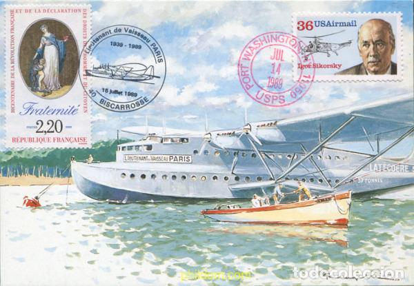 Sellos: 655785 USED ESTADOS UNIDOS 1988 PIONERO DE LA AVIACION