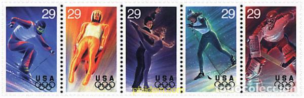 Sellos: 5807 MNH ESTADOS UNIDOS 1994 17 JUEGOS OLIMPICOS INVIERNO LILLEHAMMER 1994