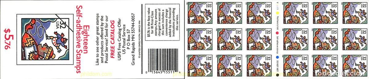 Sellos: 2005 MNH ESTADOS UNIDOS 1996 PATINAJE ARTISTICO