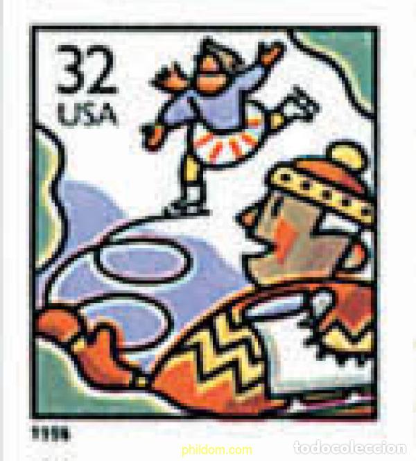 Sellos: 86909 MNH ESTADOS UNIDOS 1996 PATINAJE ARTISTICO