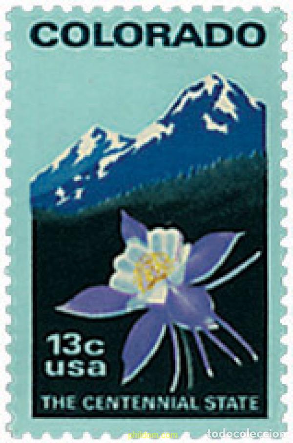 Sellos: 88754 MNH ESTADOS UNIDOS 1977 CENTENARIO DEL ESTADO DE COLORADO