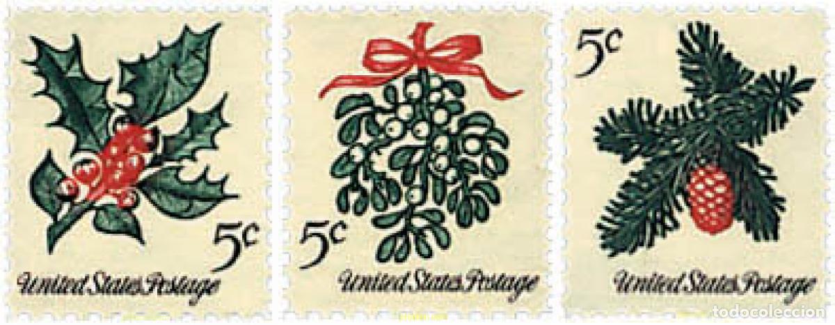 Sellos: 340181 MNH ESTADOS UNIDOS 1964 NAVIDAD