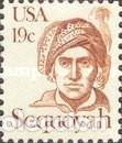 Sellos: ESTADOS UNIDOS, 1980 SW1614 &rdquo;Sequoyah, 1767-1843. Platero cherokee&rdquo;./ Nuevos, sin fijasellos, MNH.
