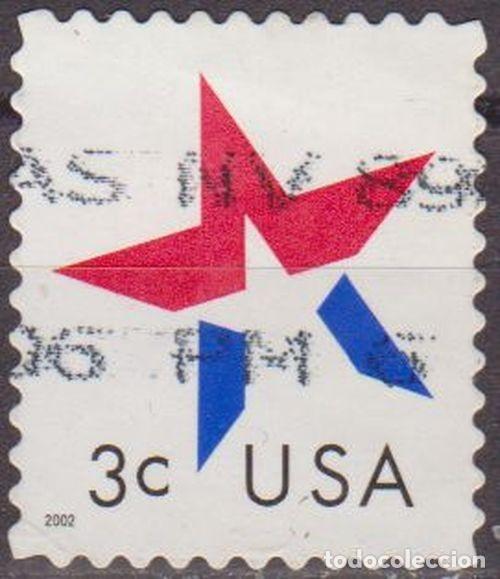 Sellos: USA 2002 Scott 3613 Sello &ordm; Estrella Star Michel 3582 Yvert 3360 Estados Unidos United States Stamp