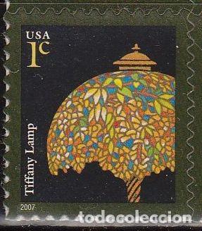 Sellos: USA 2008 Scott 3758A Sello * Lampara Tiffany Michel 4377 Yvert 4045 s/g Estados Unidos United States